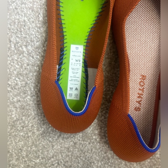 Rothy’s Point Toe Ballet NWOB Brandy 🍂 9 - Picture 2 of 5